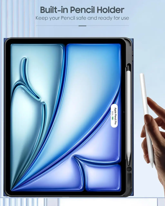 Чохол JADEMALL для iPad Pro 11 дюймів з клавіатурою (M4) 2024 - Бездротовий знімний чохол-клавіатура QWERTZ Київ - фото 8