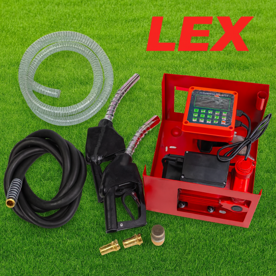 Міні станція для дизеля з лічильником LEX  1850 Вт. 2400 літрів за годину з електронним обліком для гаража і СТО Львів