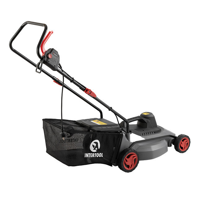 Газонокосарка електрична, 1,8 кВт, 3000 об/хв, ширина зрізання 400 мм, висота зрізання 25-75 мм, контейнер 35 л INTERTOOL DT-2262 Киев - изображение 5