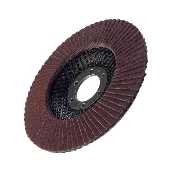 Диск шліфувальний пелюстковий, 115×22 мм, зерно K150, 13300 об/хв INTERTOOL BT-0115 Київ