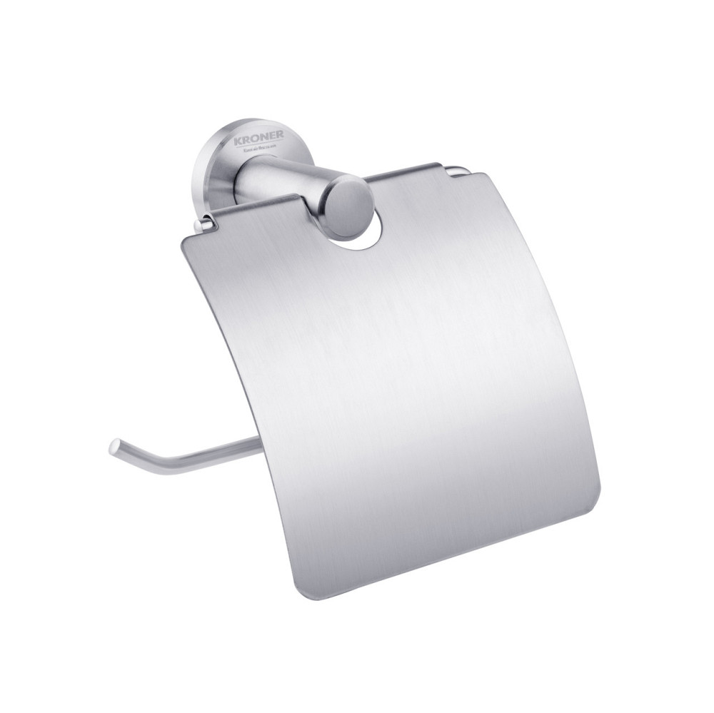 Тримач для туалетного паперу Kroner KRP Edelstahl Klassisch - ESG3703 сатин Київ - фото 5