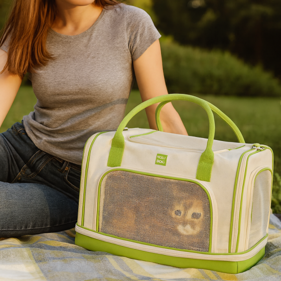 Сумка-переноска для котів та дрібних собак WAUDOG Relax Eco, 47x30x28 см, до 8 кг Київ