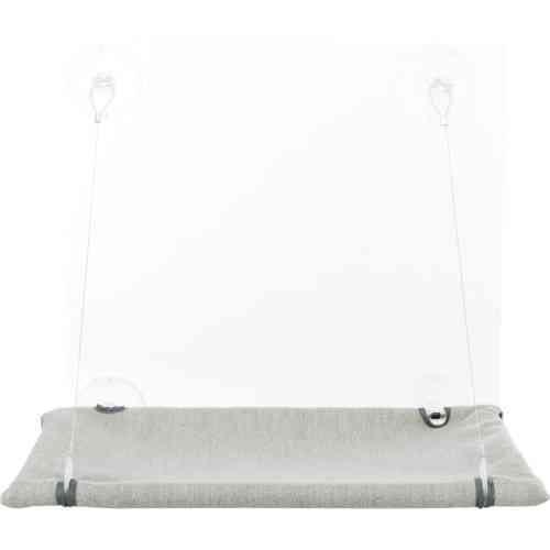 Лежак Trixie для вікна з кріпленнями велюр 50 х 30 см сірий Київ