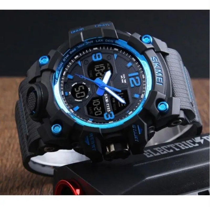 Чоловічий наручний годинник Skmei Hamlet 1155 Синій Вінниця - фото 5