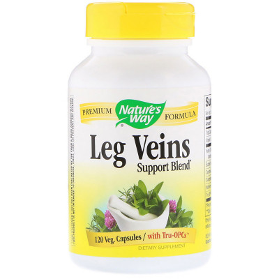 Трави Nature's Way Підтримка Вен, Leg Veins Support Blend, 120 капсул (NWY-15335) Вінниця - фото 1
