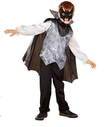 Дитячий костюм Вампір на Хелловін розмір М на 4-6 років 110-116 розмір чорний Київ