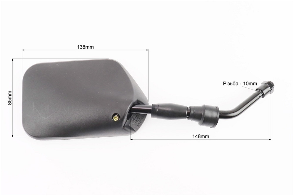 Дзеркала к-кт квадрат- чорні, м10 Киев - изображение 2