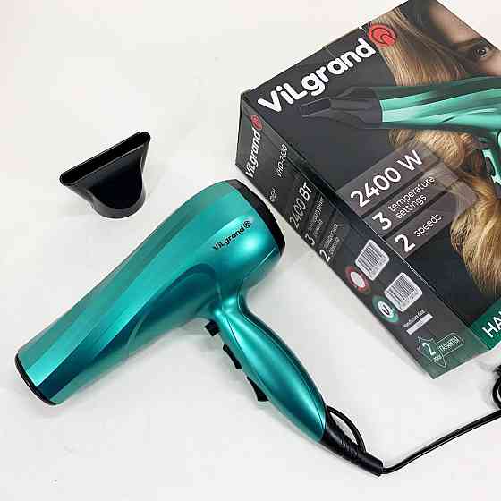 Фен для эффективной укладки волос Vilgrand VHD-2430 2400 Вт, Электрический фен для гладких волос KP-58 Львов