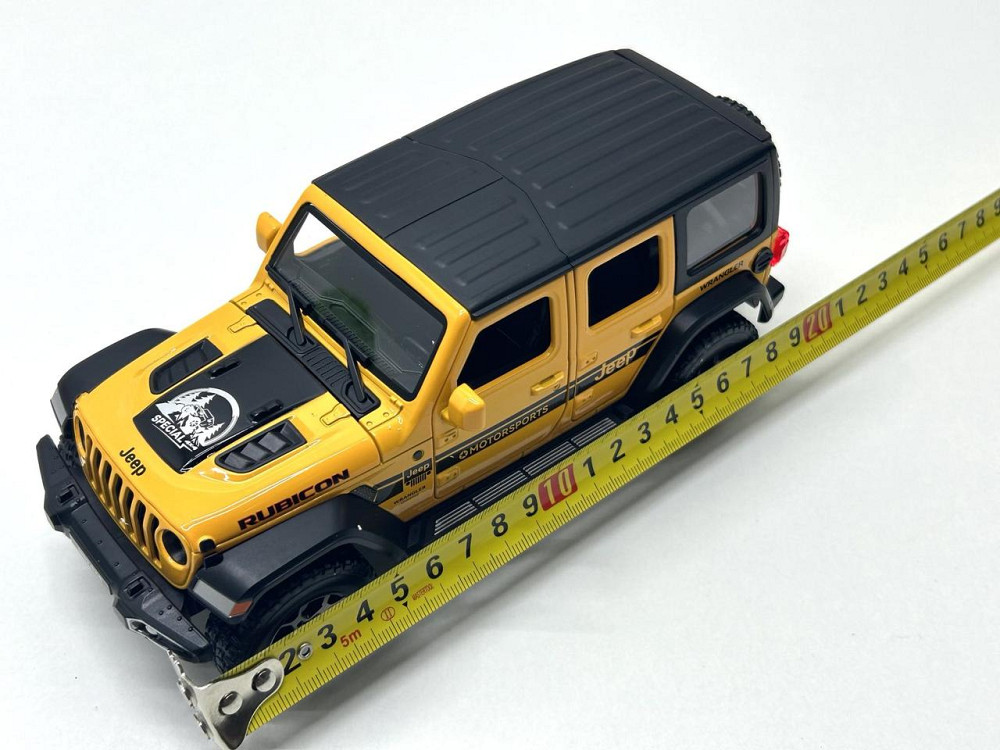 Машина Автосвіт Jeep vlanger інерційна відчиняються двері капот багажник 21см Жовта (AP-1979) Чернигов - изображение 5