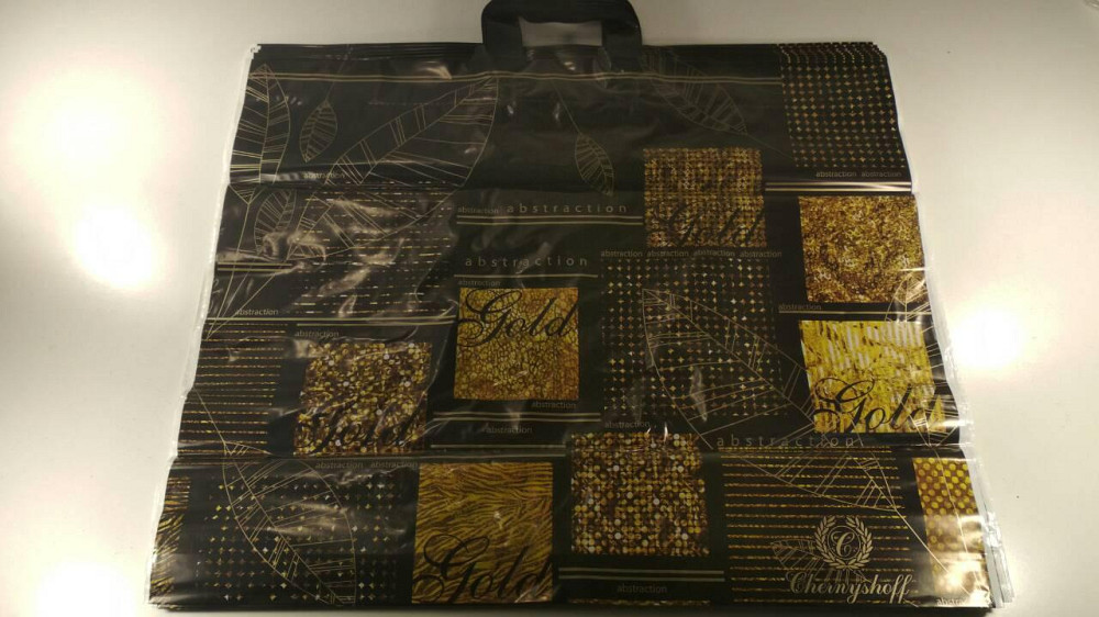 Пакет з петлевий ручкою 50*60см "Голд" Ренпак уп/25 штук Харків - фото 1