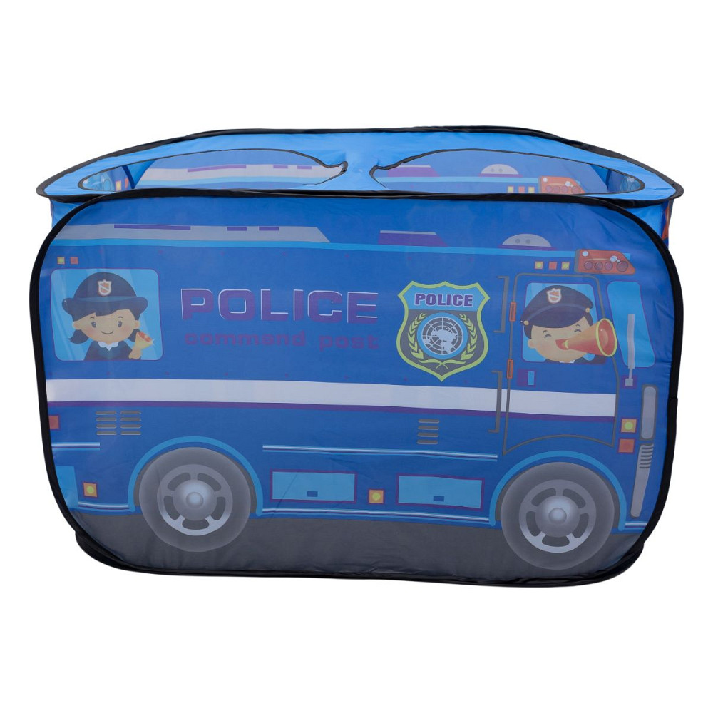 Lugi Дитячий ігровий намет «Поліцейська машина» 110×70×66 см намет для хлопчика Синій HP-S-5NDB Коломыя - изображение 6
