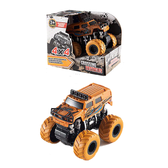 Машинка инерционная BY501-1, открытая коробка 16*11, 5*13, 5см Коричневый Винница