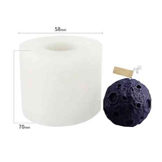 Силиконовая форма для изготовления свечей 5.8 x 7 cм 