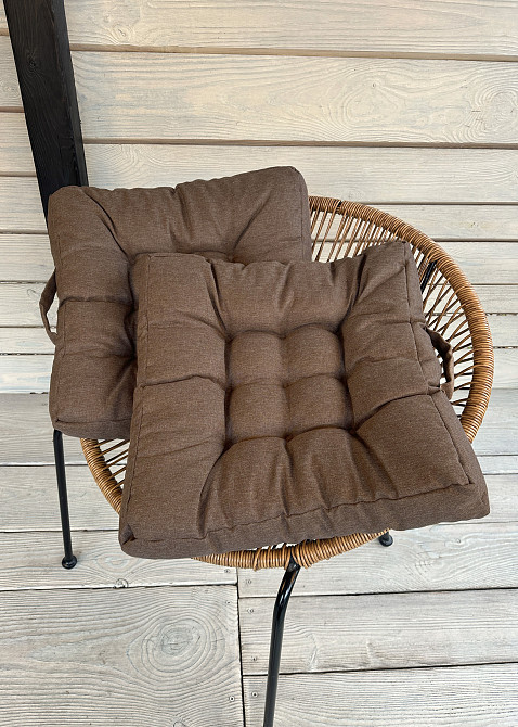 Подушка для стільців (50x50х8 см) Decorator Sawana колір світло-коричневий 84-133 Київ - фото 4