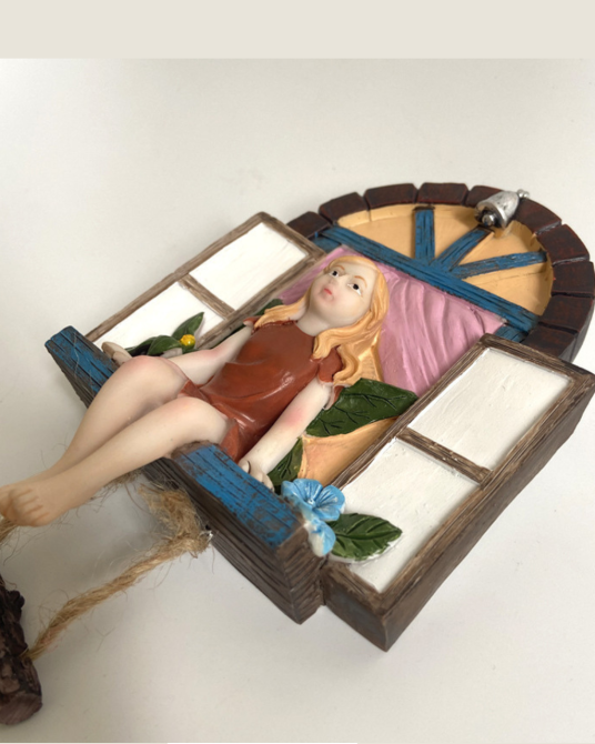 Садовая  фигура Эльфа в окошке. Полистоун Одесса - изображение 2