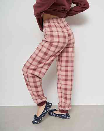 Піжама жіноча зі штанами Велюрсофт+Фліс — бордовий з ведмедем Lady Secret 94110 XL Київ