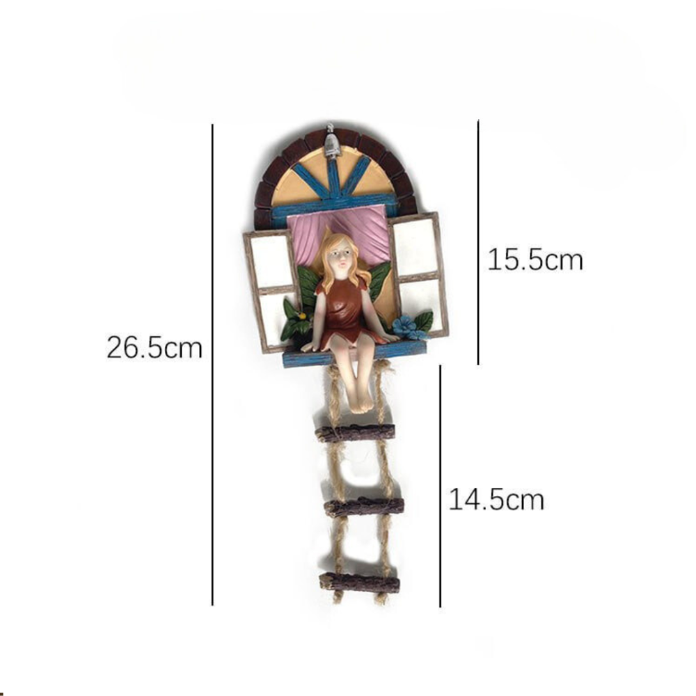 Садовая  фигура Эльфа в окошке. Полистоун Одесса - изображение 9
