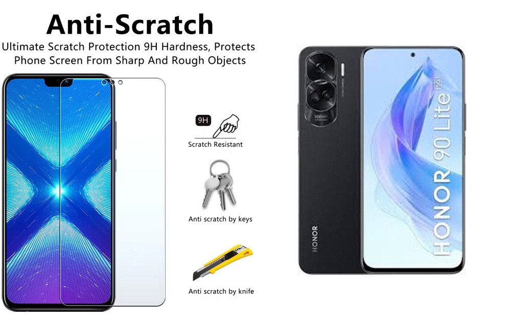 Защитное стекло NeoGlass для Honor 90 Lite 5G – ультрапрозрачное и устойчивое Киев - изображение 1