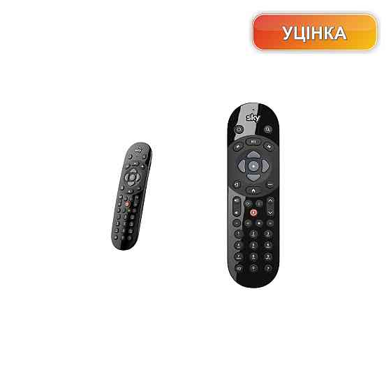 Пульт дистанційного керування для ТВ Sky SKY135 SKYMR чорний голосовий пошук IR сумісний зі Sky Q 1TB 2TB Mini Київ