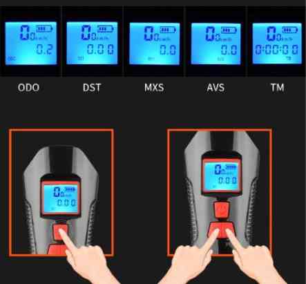 Велофара на руль с сигналом и спидометром Xanec SFL15 Винница
