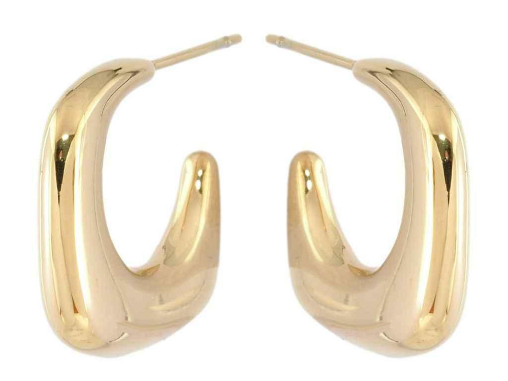 Серьги Stainless Steel 14K пусеты «Декоративные дуги» (214992) ТМ XUPING Киев - изображение 1