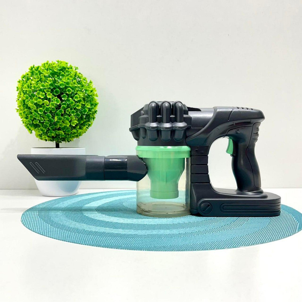 Пилосос WToys 3 насадки підсвічування дзижчання всмоктуючий пил М'ятний (83718) Чернігів - фото 4