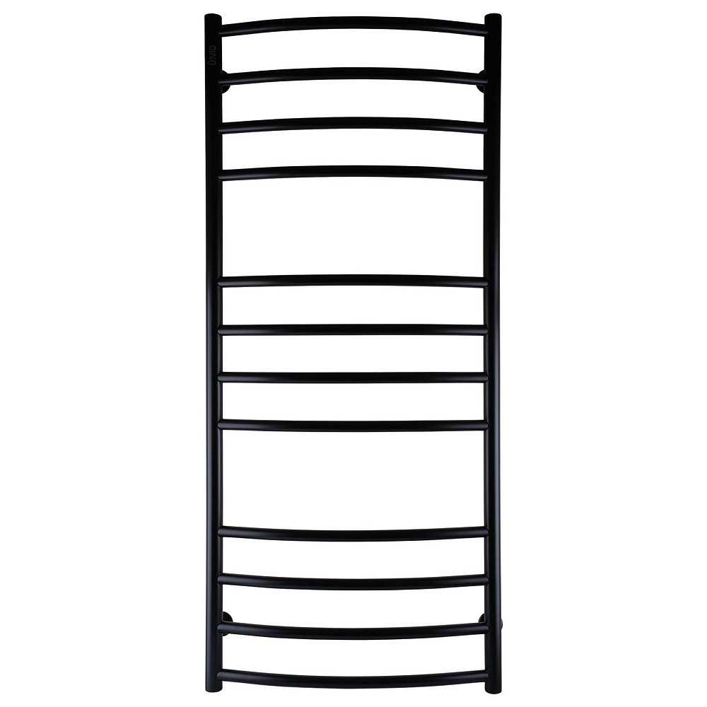 Рушникосушарка UNIO LDE W 1200-500-12 BLK Драбинка Дуга Еліт вода чорна Тернопіль - фото 1