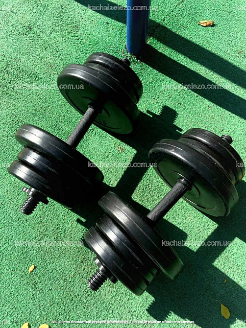 Гантелі набірні 2 по 10 кг з ABS покриттям Гантелі, гирі, штанги та диски бітумні Київ - фото 1