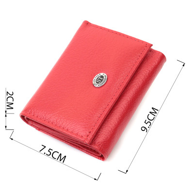 Портмоне ST Leather Из натуральной кожи Красное (22729) Винница - изображение 9