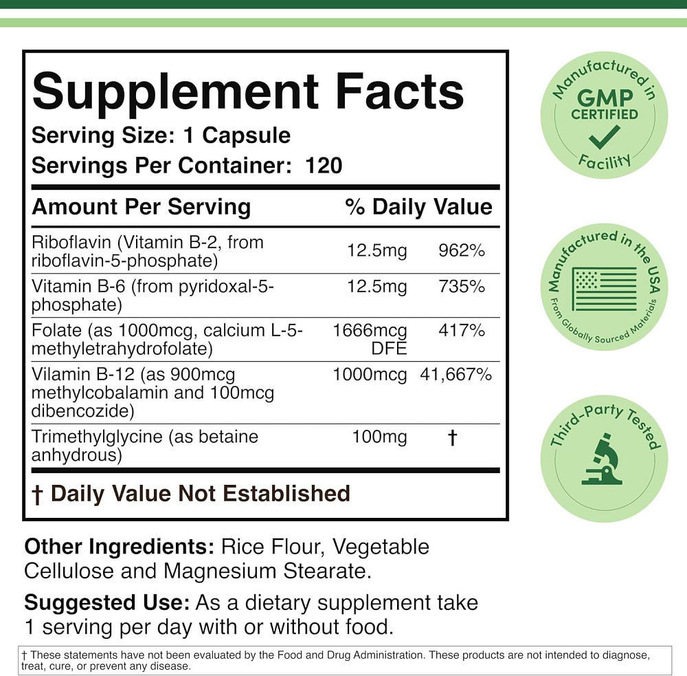 Мультивітамінний комплекс Double Wood Methylated Multivitamin, 120 capsules Луцьк - фото 2