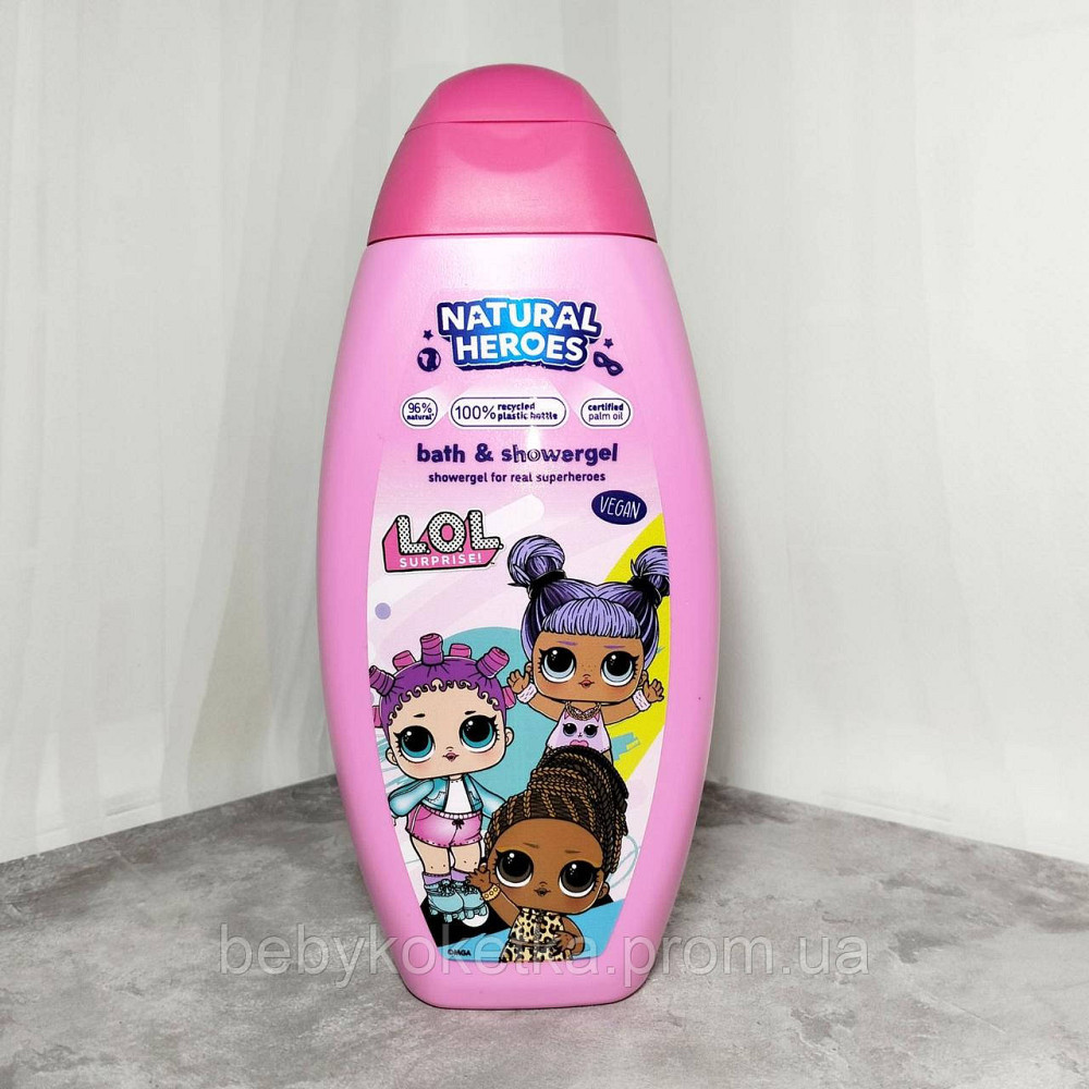 Детский гель для душа и ванны Natural Heroes Lol 250 мл. Львов - изображение 1