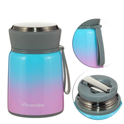 Термос харчовий 530мл з нерж.сталі KAMILLЕ 2096 Житомир - фото 2
