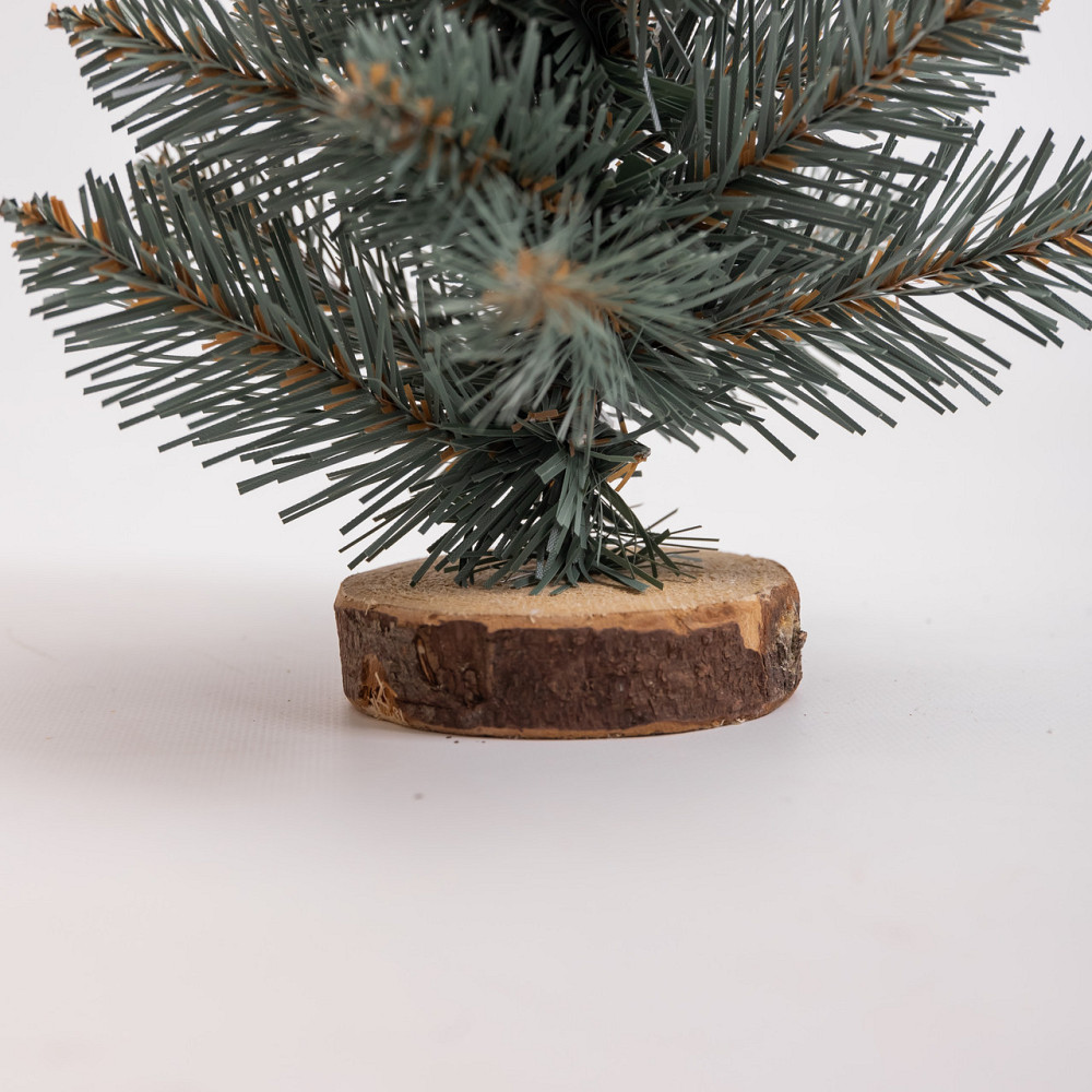 Штучна новорічна міні ялинка «Полонинська» блакитна 25 см SOK-M-03-1-1 Коломия - фото 3