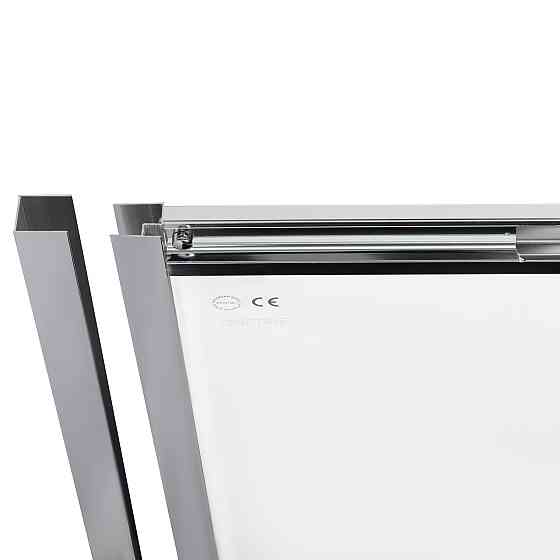 Душові двері в нішу Qtap Taurus CRM201-11.C6 97-108x200 см, скло Clear 6 мм, покриття CalcLess Київ