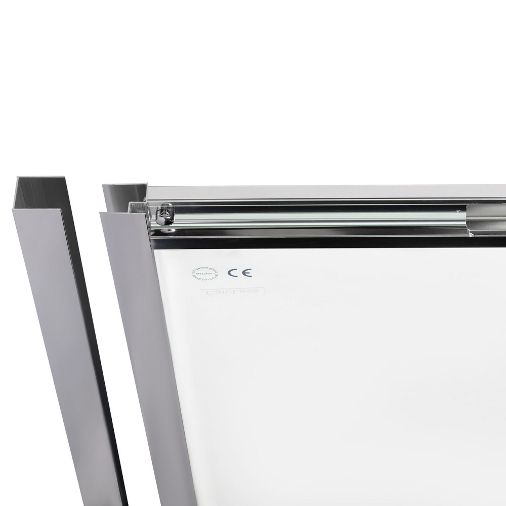 Душевая дверь в нишу Qtap Taurus CRM201-11.C6 97-108x200 см, стекло Clear 6 мм, покрытие CalcLess Киев - изображение 4