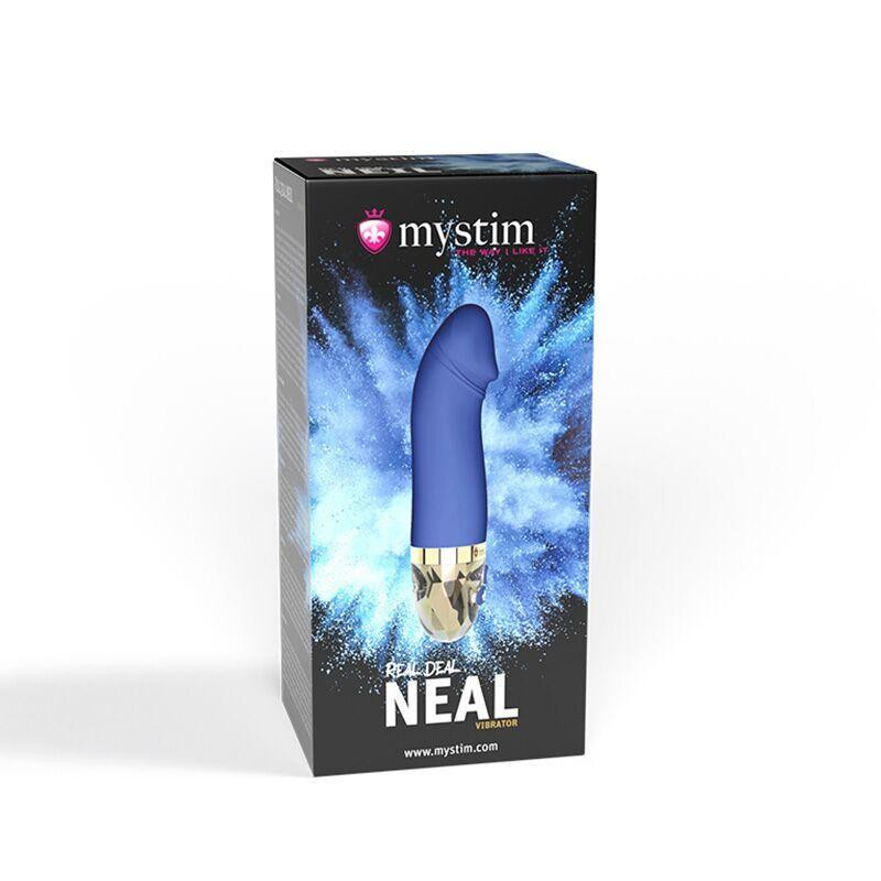 Вібратор Mystim Real Deal Neil Blue, потужний мотор, 8 режимів Sex Aura Київ - фото 8