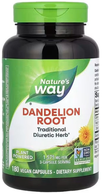 Корінь кульбаби Nature's Way Dandelion 1575 мг 180 веганських капсул Київ - фото 1