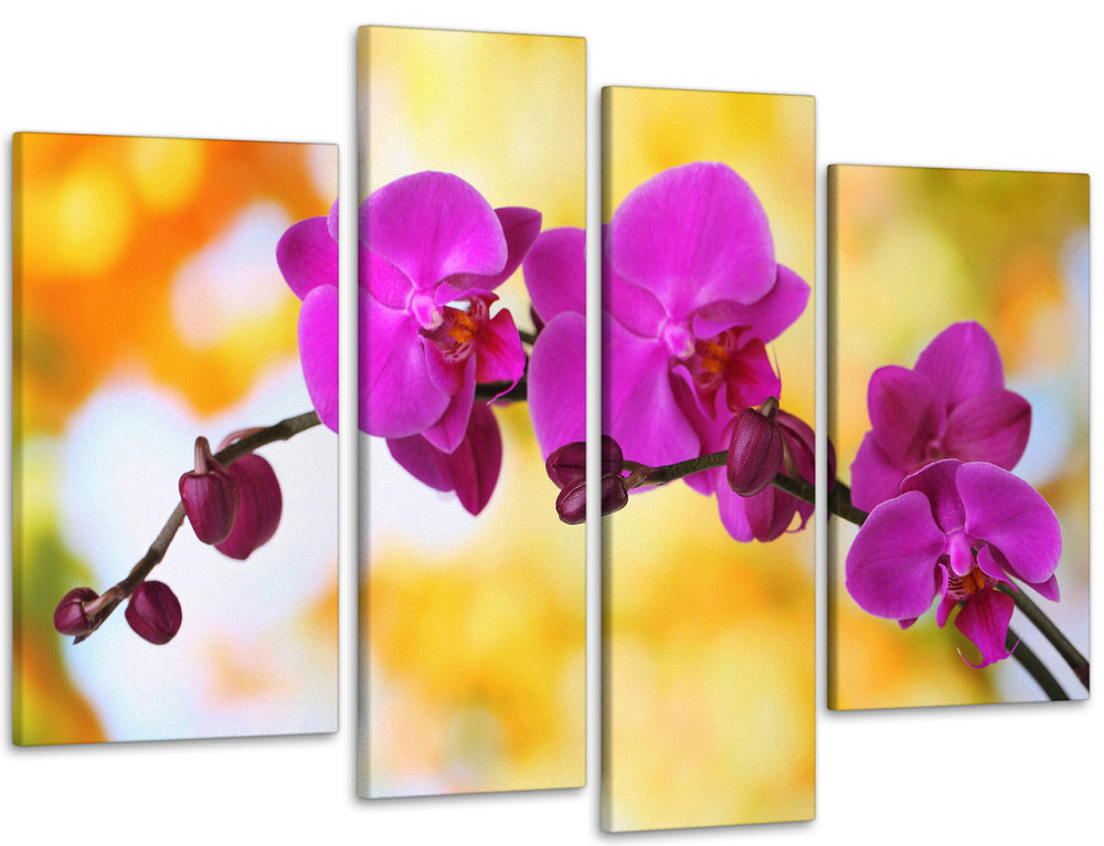 Модульная картина Орхидея Art-94_4 90х132 см Киев - изображение 1