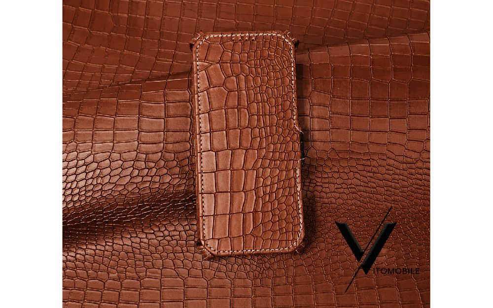 Чехол RoyalCase для смартфона HUAWEI Pura 70 Pro, Pura 70 Ultra из премиальной кожи, цвет Black Коричневий св Киев - изображение 3