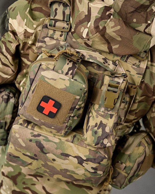 Люксовая плитоноска yakeda COBRA мультикам  с рюкзаком и аптечкой РП7355 Одесса - изображение 8