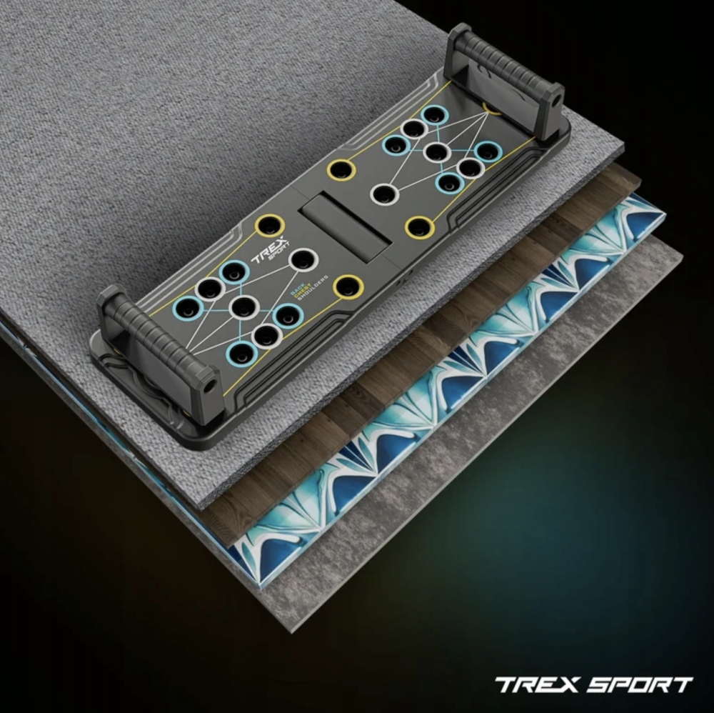 Доска для отжиманий 12 в 1 TX-010PUB домашний тренажер для отжиманий и силовых упражнений Киев - изображение 10