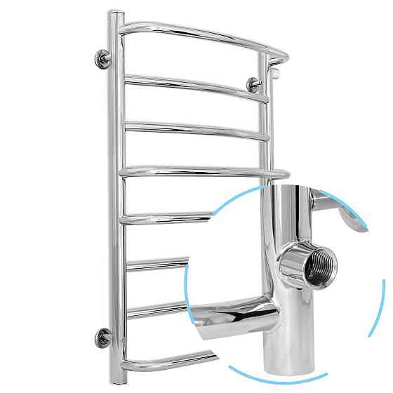 Водяной полотенцесушитель LARIS ЕВРОМИКС П8 500 Х 800 1/2