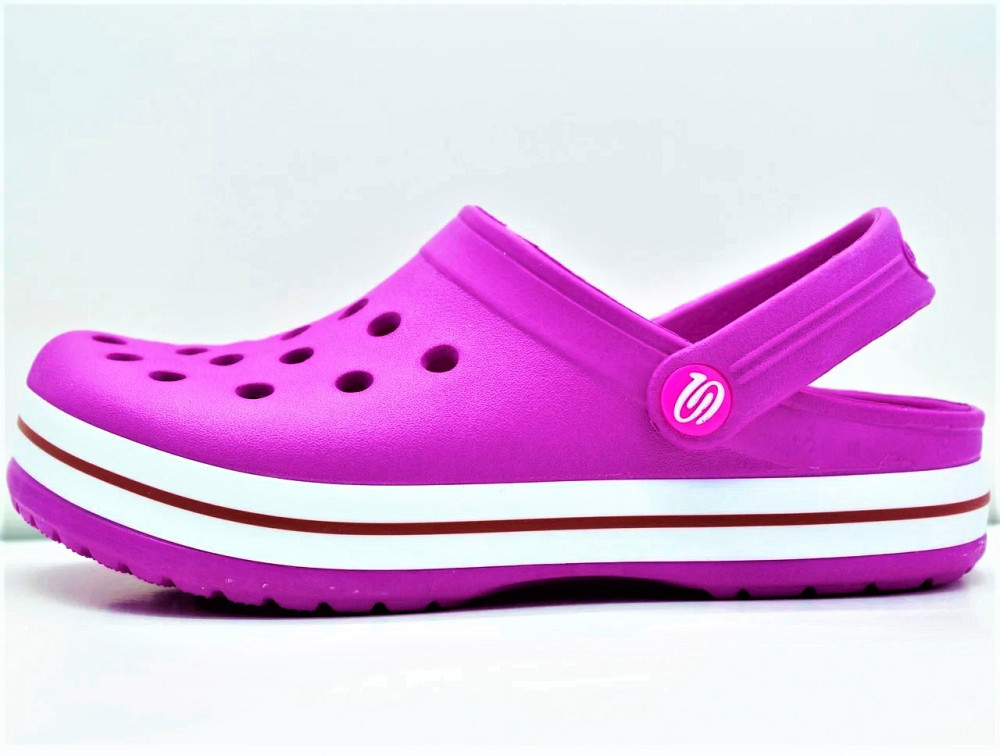 Женские Тапочки CROCS Розовые Кроксы Шлёпки Сланцы (размеры: 41) Днепр - изображение 8