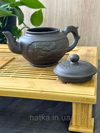 Чайник заварювальний ісинська глина 700 мл "Чжуняо-Фенікс" темний Т2563-1 Київ