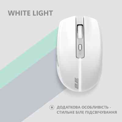 Мишка 2E MF270 Silent Rechargeable Wireless White (2E-MF270WWH) Вінниця