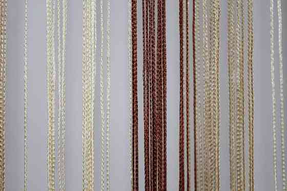 Штори-нитки "Кісея" Коричневий з бежевим 300х300см 1 шт (61-011) Київ