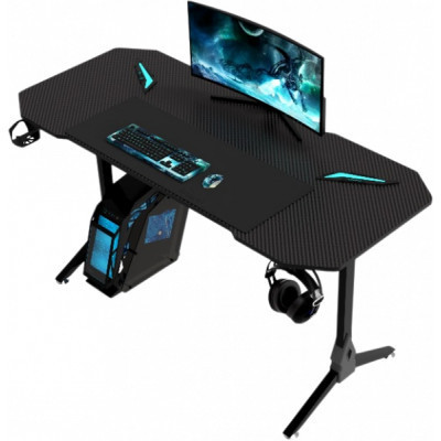 Компьютерный стол GT Racer T-1211 Black (T-1211 (120x60x73) Black) Винница - изображение 1