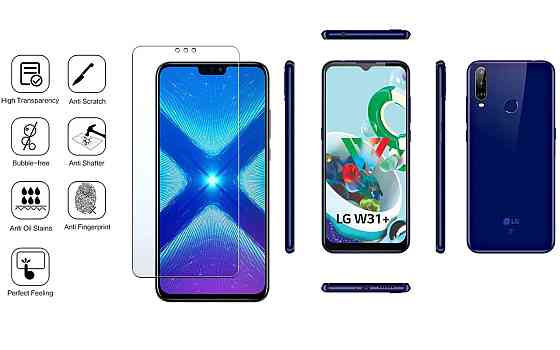 Защитное стекло NeoGlass для LG W31, LG W31 Plus – ультрапрозрачное и устойчивое Киев