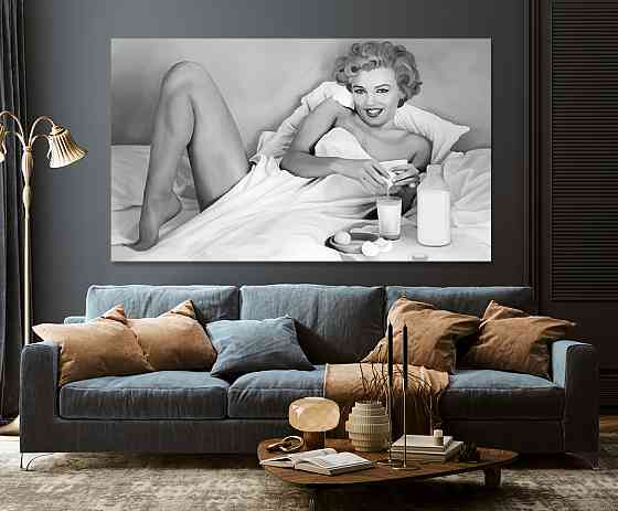 Картина холст в гостиную / спальню  Мерлін Монро   MLP_169 50x100 см Киев