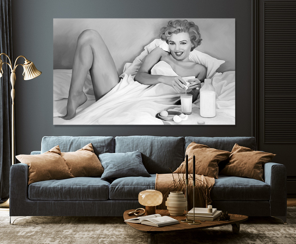 Картина холст в гостиную / спальню  Мерлін Монро   MLP_169 50x100 см Киев - изображение 3